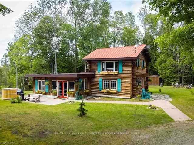 Cozy Log Cabin Rental near Wiarton and Sauble Beach