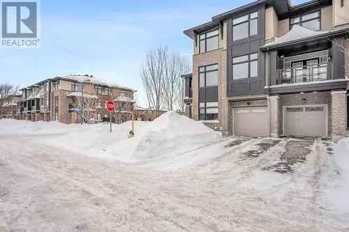 Barrhaven 3-Storey Townhome 3 Beds 4 Baths New Development