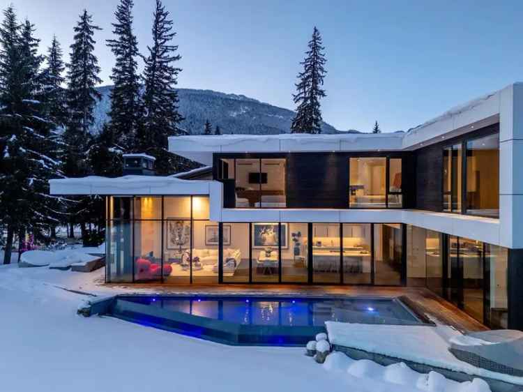 Engel Volkers Whistler Mid Century Modern Mountain Home