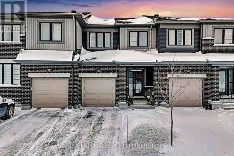 Orleans Minto Monterey Townhome 3 Beds Finished Basement