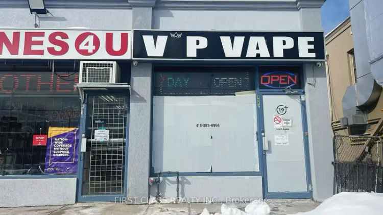 Buy vape shop in prime Scarborough location with growth potential