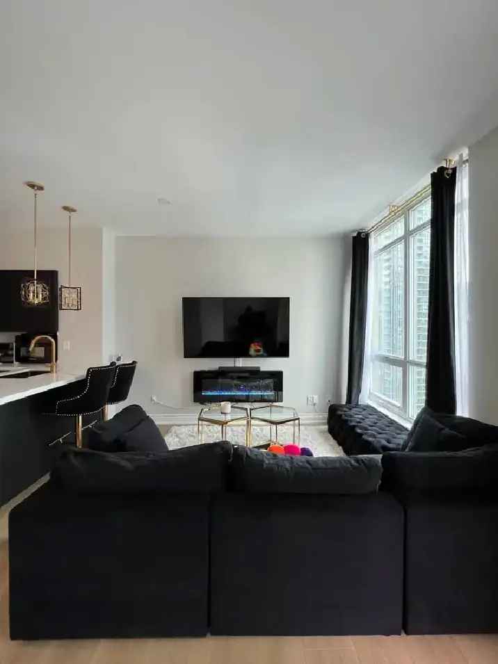 Furnished DT Condo 1 Bed 2 Bath 1 Parking Available Now