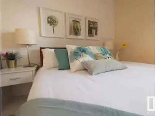 Condo for Sale in Oliver Edmonton Alberta Renovated Ground Floor End Unit