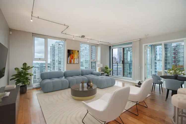 Yaletown Condo for Sale: 2-Bed, 2-Bath Corner Unit with Panoramic Views