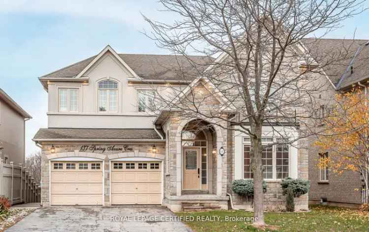 House For Sale in 137, Spring Azure Crescent, Oakville, Ontario