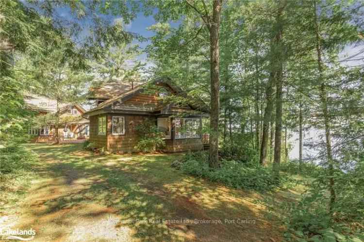 Buy lakeside home in Muskoka with six bedrooms and beautiful gardens