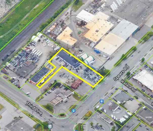 Oakville Commercial Land and Industrial Building for Sale