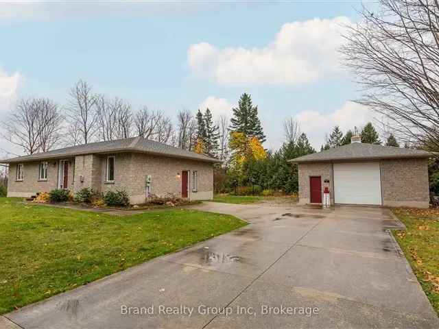 Timeless Stone Home near Owen Sound with Large Lot and Detached Garage