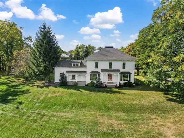 1892 Farmhouse Estate 34 Acres Niagara Stunning Views Pool Barns