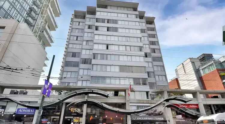 English Bay Tower Apartments for Rent Davie Street Vancouver