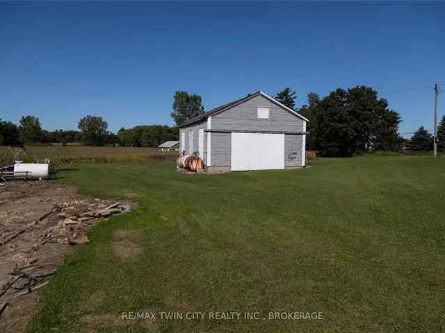 55-Acre Norfolk County Farm -  Pack Barn Bunkhouse Farmhouse