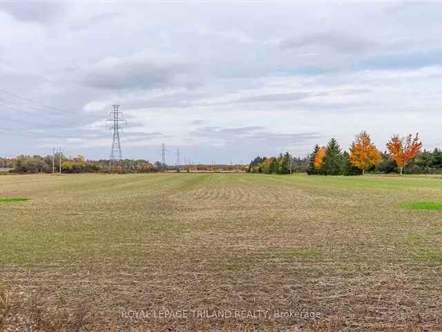 Land For Sale in London, Ontario