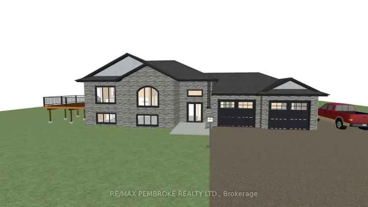 Petawawa River View Home 3 Beds 2 Acres New Construction
