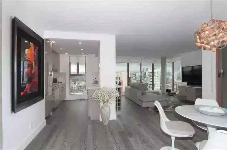 Luxury Vancouver Apartment with Gas Fireplace and Patio