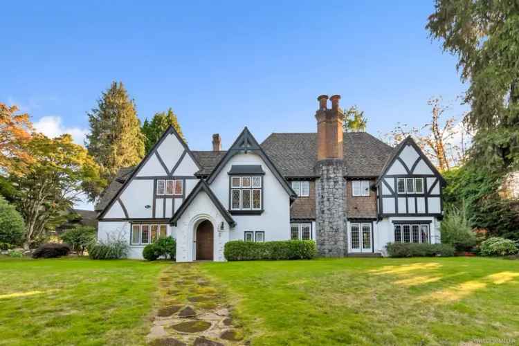 Shaughnessy House for Sale 25043 sqft Lot 5380 sqft Home