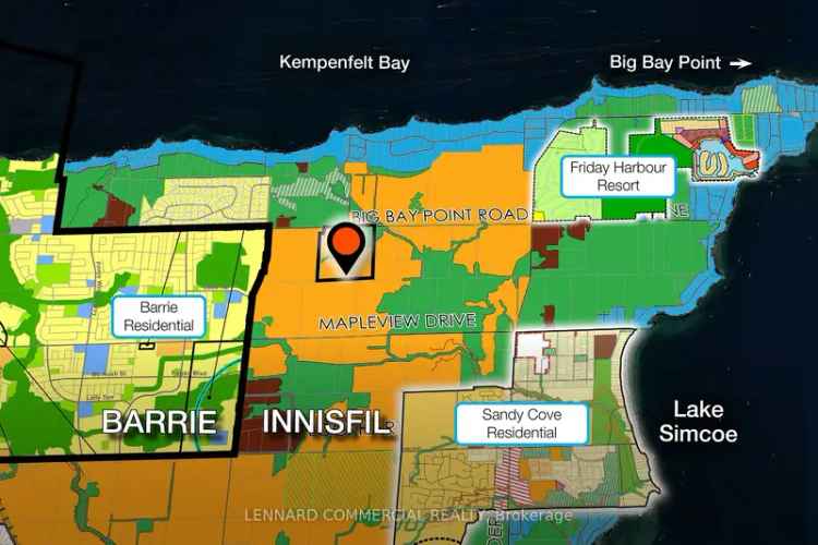 Investment land opportunity in Big Bay Point Innisfil near Friday Harbour