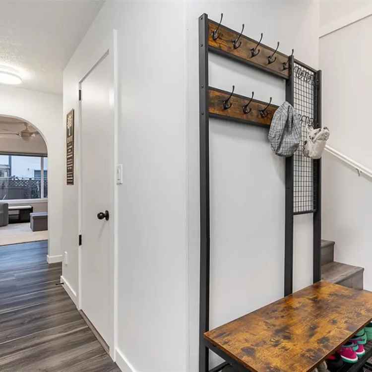 Renovated townhouse for sale in Norman Manor with fenced yard and sundeck