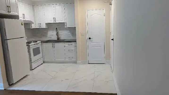 Fully Renovated new 2 brm Apt with Balcony -Cosburn/Donland