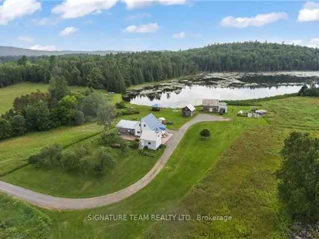 197 Acre Country Retreat 4 Bedroom Home with Lake Views