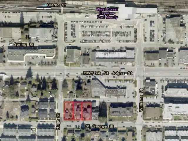 Port Moody Development Opportunity: 12-Story Potential near SkyTrain