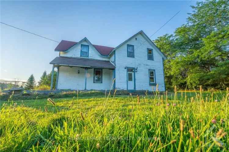 House For Sale in Beckwith, Ontario