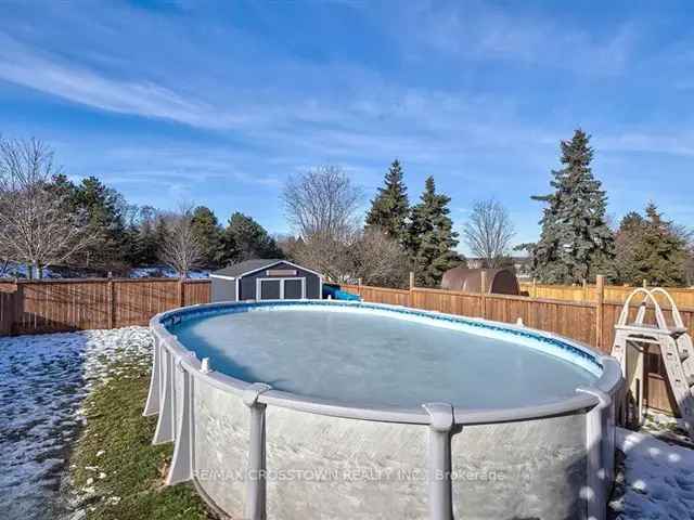 Stunning Family Home in Barrie with Pool and Finished Basement