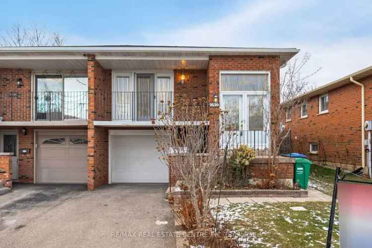 3-Bedroom Semi-Detached Bungalow in East Mississauga