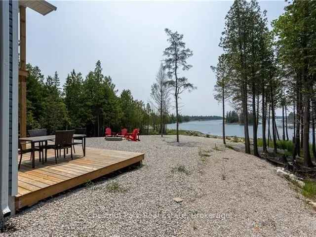 Lake Huron Modern Home with Private Shoreline