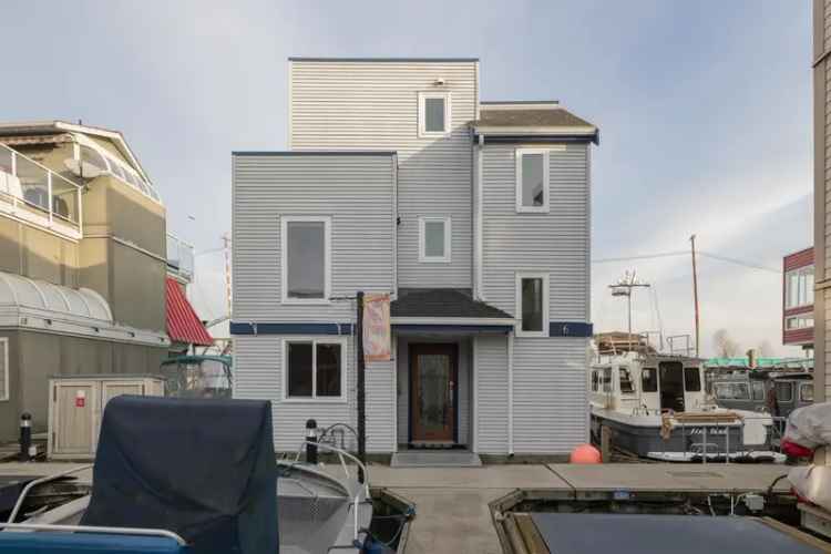 Ladner Riverfront Float Home with Boat Slip