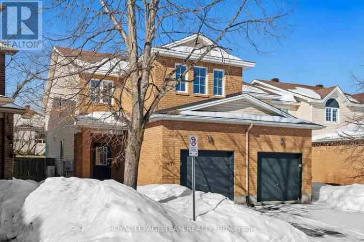 Buy Townhome in Kanata with 4 Bedrooms and Spacious Layout