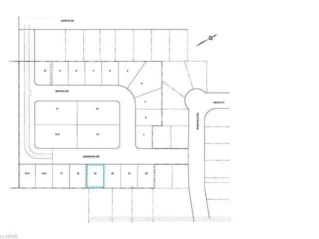 Brussels Building Lot - Semi Detached Possible