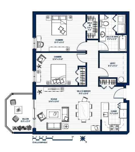 Appartement 103 | Pavillon de Claire LOGISCO