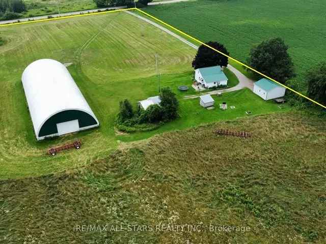 107 Acre Farm near Port Perry - 3 Bedroom Home and Large Workshop