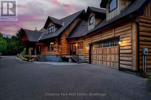 Luxury Log Home near Blue Mountain
