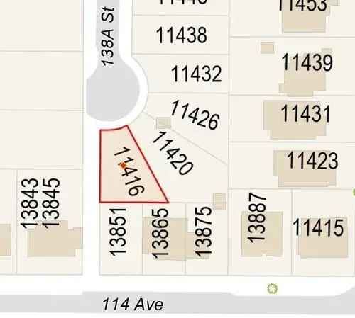 4570 SF R4 Lot For Sale in Surrey City Centre