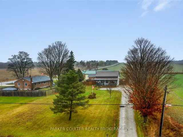 Rustic Century Home near Barrie with Pool Hot Tub and Workshop