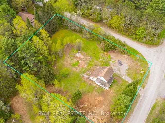 0.7 Acre Level Lot Kinmount Handyman Special Septic Well