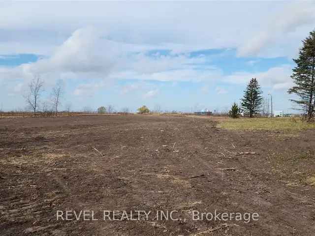 3.86 Acres Canal View Lot Build Your Dream Home