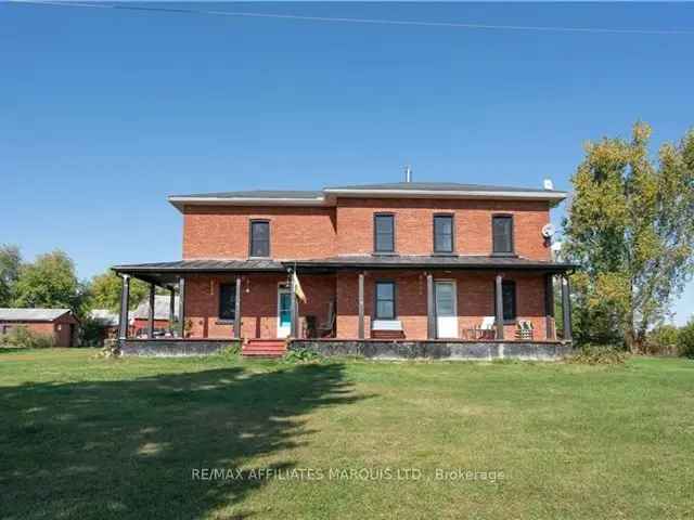 Country Living Brick Farm Home 47 Acres Barn Workshop