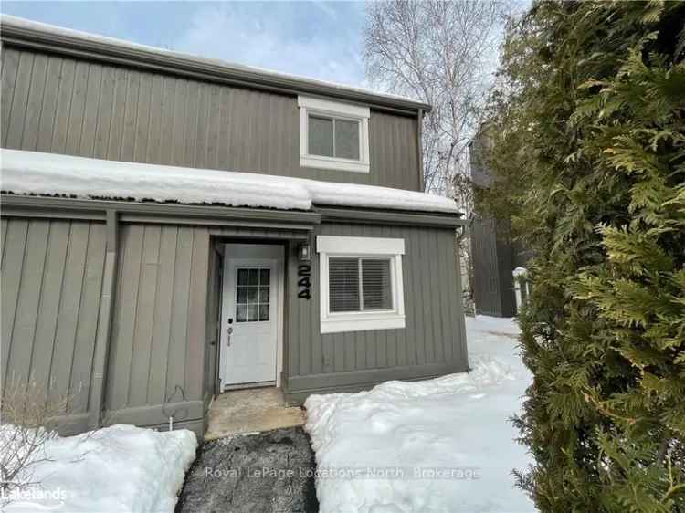 Rent Townhome in Collingwood with Private Balcony and Fireplace