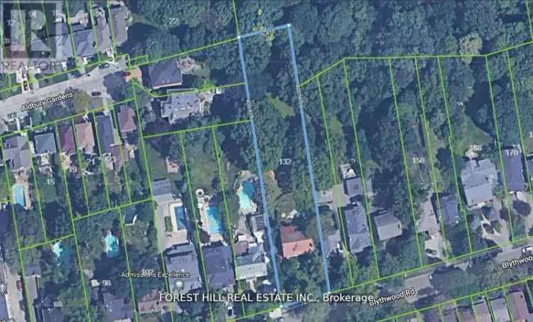 Ravine Estate Lot Lawrence Park 30000+ sq ft