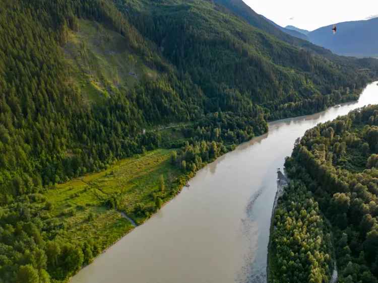 55 Acres Waterfront Land Pemberton BC Lillooet River