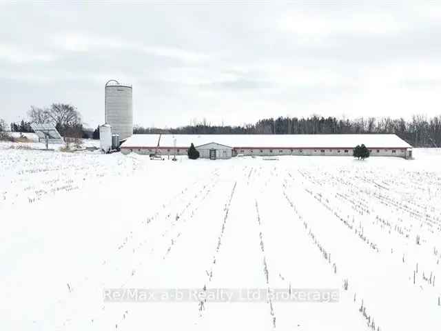 Buy Hog Farm in Oxford County with Modern Infrastructure and 135 Acres