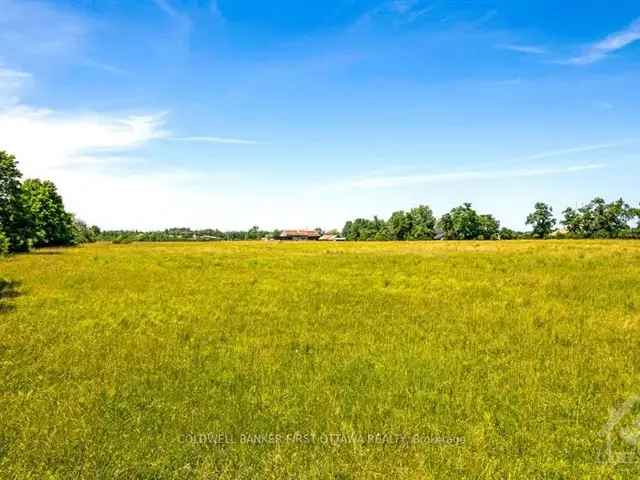 57 Acres Development Land Near Ottawa Family Friendly Town