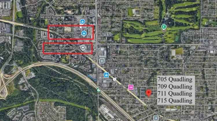 Coquitlam West Land Assembly: 4 Lots for Apartment Development