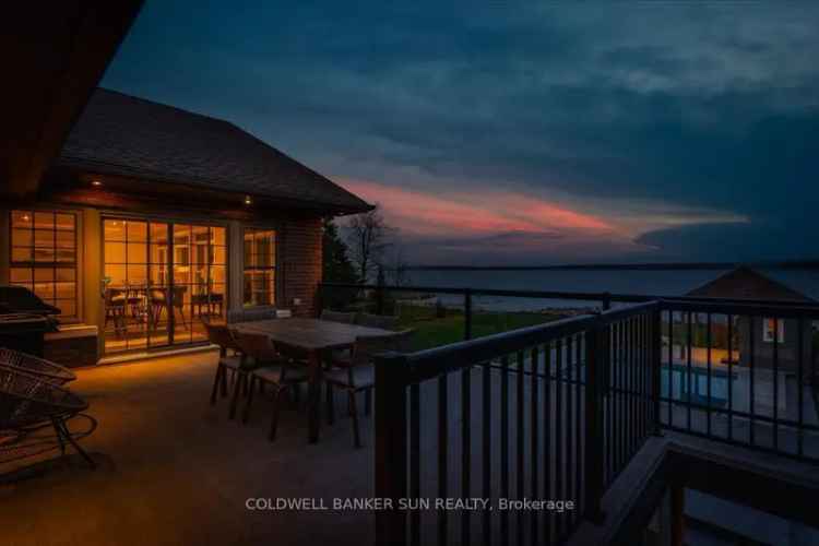 Luxury Rent Waterfront Bungalow in Georgian Bay with Pool and Hot Tub