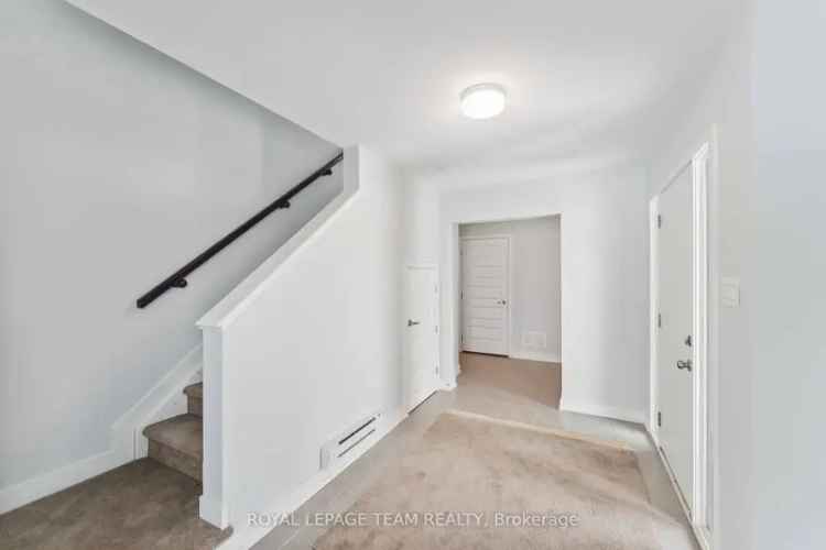 Buy Townhome in Barrhaven with Stunning Water Views and Modern Features