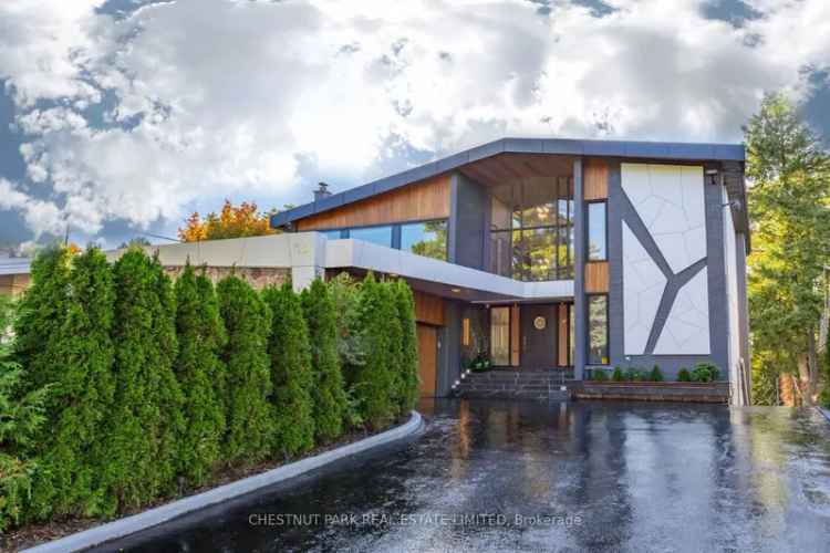 Luxury Ravine Lot Home: Modern Elegance Meets Natural Serenity