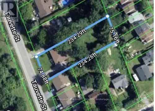 Vacant Land For Sale In Greenbelt, Ottawa, Ontario