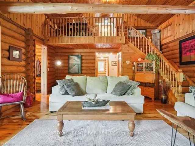 Lakefront Log Home Retreat - 4BR 3BA - Detached Shop